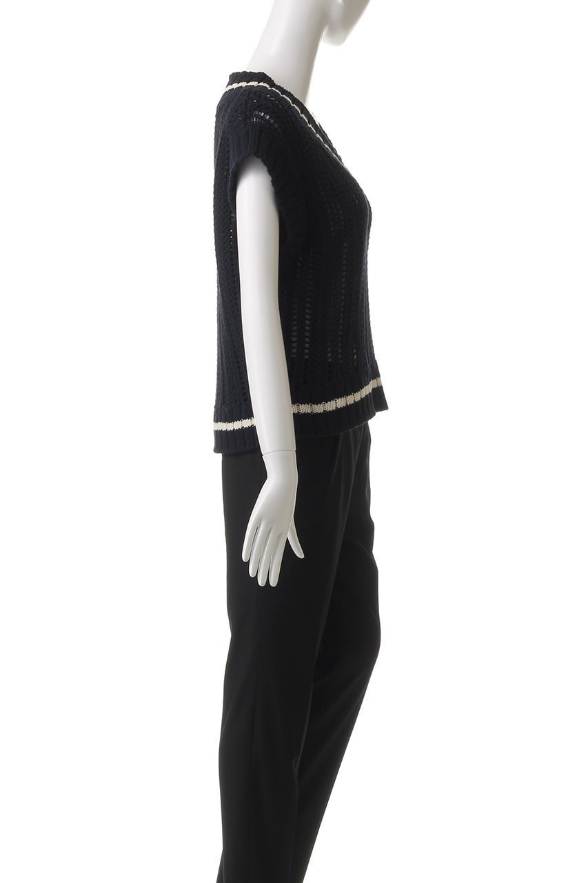 【スリー ドッツ/three dots】のメッシュ コットン ベスト 人気、トレンドファッション・服の通販 founy(ファニー) 　ファッション　Fashion　レディースファッション　WOMEN　トップス・カットソー　Tops/Tshirt　ニット　Knit Tops　ベスト/ジレ　Gilets/Vests　プルオーバー　Pullover　ベスト　Vest　メッシュ　Mesh　リラックス　Relax　エレガント 上品　Elegant　other-3|ID: prp329100004447308 ipo3291000000031254475