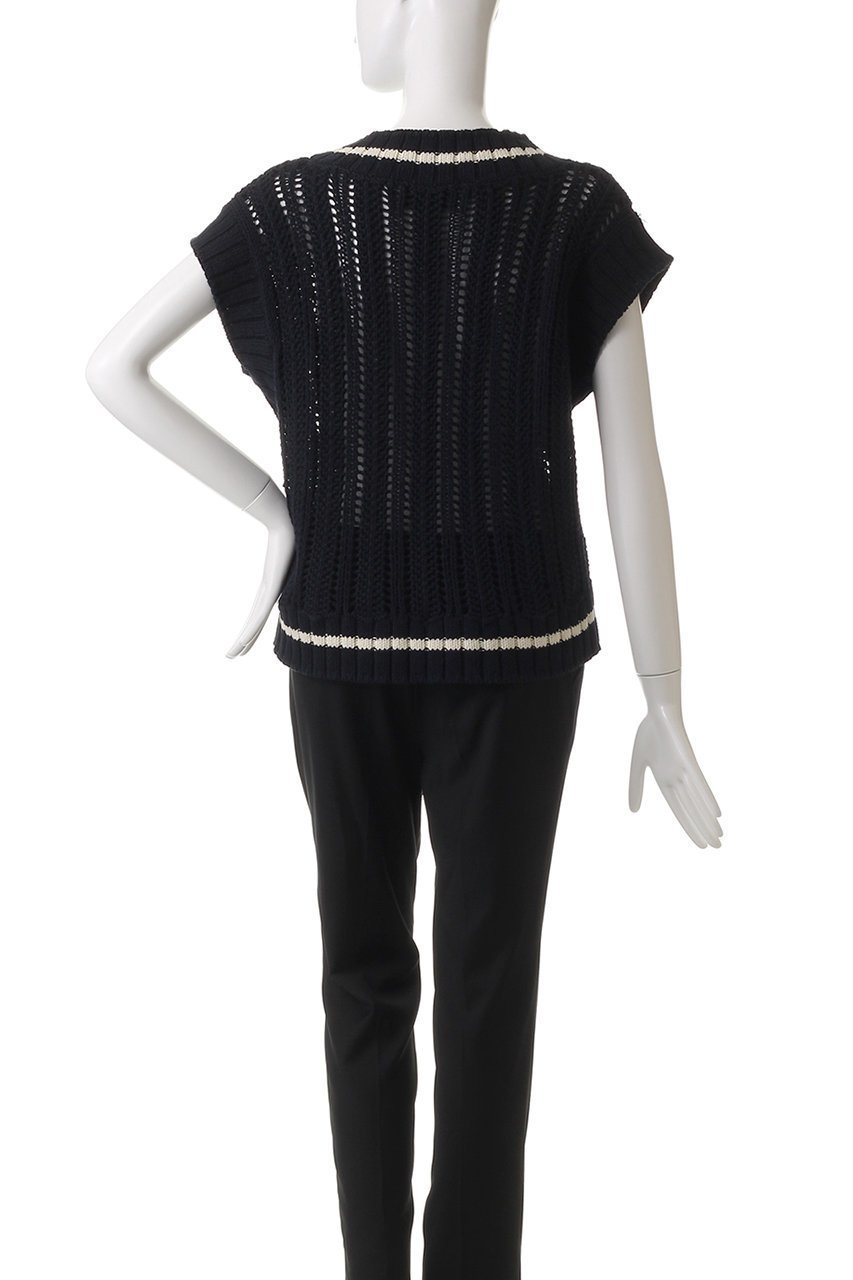 【スリー ドッツ/three dots】のメッシュ コットン ベスト 人気、トレンドファッション・服の通販 founy(ファニー) 　ファッション　Fashion　レディースファッション　WOMEN　トップス・カットソー　Tops/Tshirt　ニット　Knit Tops　ベスト/ジレ　Gilets/Vests　プルオーバー　Pullover　ベスト　Vest　メッシュ　Mesh　リラックス　Relax　エレガント 上品　Elegant　other-4|ID: prp329100004447308 ipo3291000000031254477