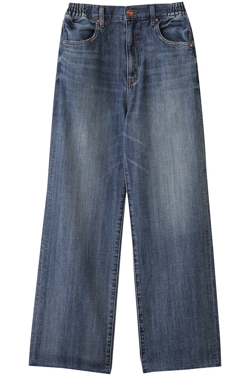 【レッドカード トーキョー/RED CARD TOKYO】のManoa ストレートデニムパンツ インテリア・キッズ・メンズ・レディースファッション・服の通販 founy(ファニー) 　ファッション　Fashion　レディースファッション　Fashion for Women　パンツ　Pants & Trousers　デニムパンツ・ジーンズ・美脚デニム　Denim Jeans & Pants　カットオフ　Cut-Off Design　ストレート　Straight, Straight Cut　デニム　Denim, Jeans Material　ロング　Long, Long-Length　夏　Summer　kita - Air Mid|ID: prp329100004448363 ipo3291000000032795288