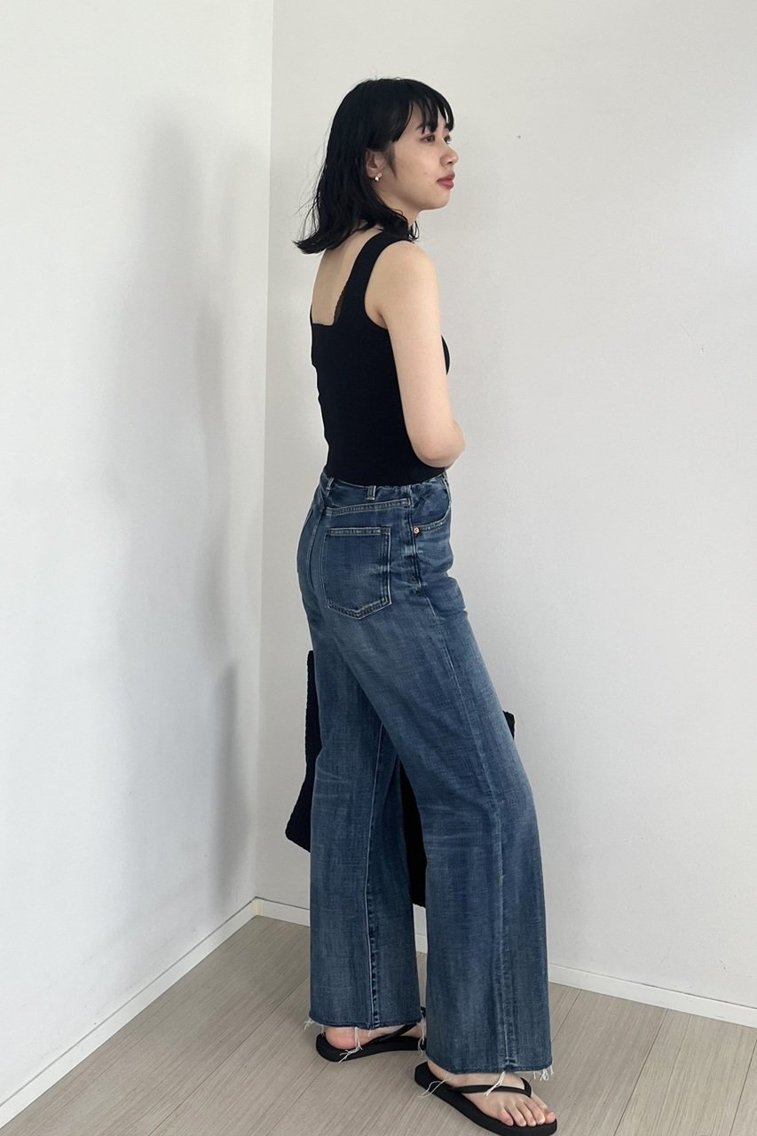 【レッドカード トーキョー/RED CARD TOKYO】のManoa ストレートデニムパンツ 人気、トレンドファッション・服の通販 founy(ファニー) 　ファッション　Fashion　レディースファッション　Fashion for Women　パンツ　Pants & Trousers　デニムパンツ・ジーンズ・美脚デニム　Denim Jeans & Pants　カットオフ　Cut-Off Design　ストレート　Straight, Straight Cut　デニム　Denim, Jeans Material　ロング　Long, Long-Length　夏　Summer　other-7|ID: prp329100004448363 ipo3291000000032795308
