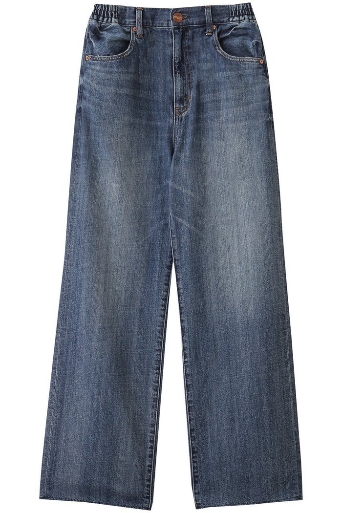 【レッドカード トーキョー/RED CARD TOKYO】のManoa ストレートデニムパンツ インテリア・キッズ・メンズ・レディースファッション・服の通販 founy(ファニー) https://founy.com/ ファッション Fashion レディースファッション Fashion for Women パンツ Pants & Trousers デニムパンツ・ジーンズ・美脚デニム Denim Jeans & Pants カットオフ Cut-Off Design ストレート Straight, Straight Cut デニム Denim, Jeans Material ロング Long, Long-Length 夏 Summer |ID: prp329100004448363 ipo3291000000035003479