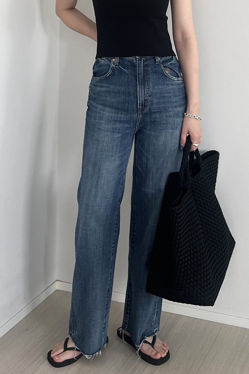 【レッドカード トーキョー/RED CARD TOKYO】のManoa ストレートデニムパンツ 人気、トレンドファッション・服の通販 founy(ファニー) 　ファッション　Fashion　レディースファッション　Fashion for Women　パンツ　Pants & Trousers　デニムパンツ・ジーンズ・美脚デニム　Denim Jeans & Pants　カットオフ　Cut-Off Design　ストレート　Straight, Straight Cut　デニム　Denim, Jeans Material　ロング　Long, Long-Length　夏　Summer　other-8|ID: prp329100004448363 ipo3291000000035458232