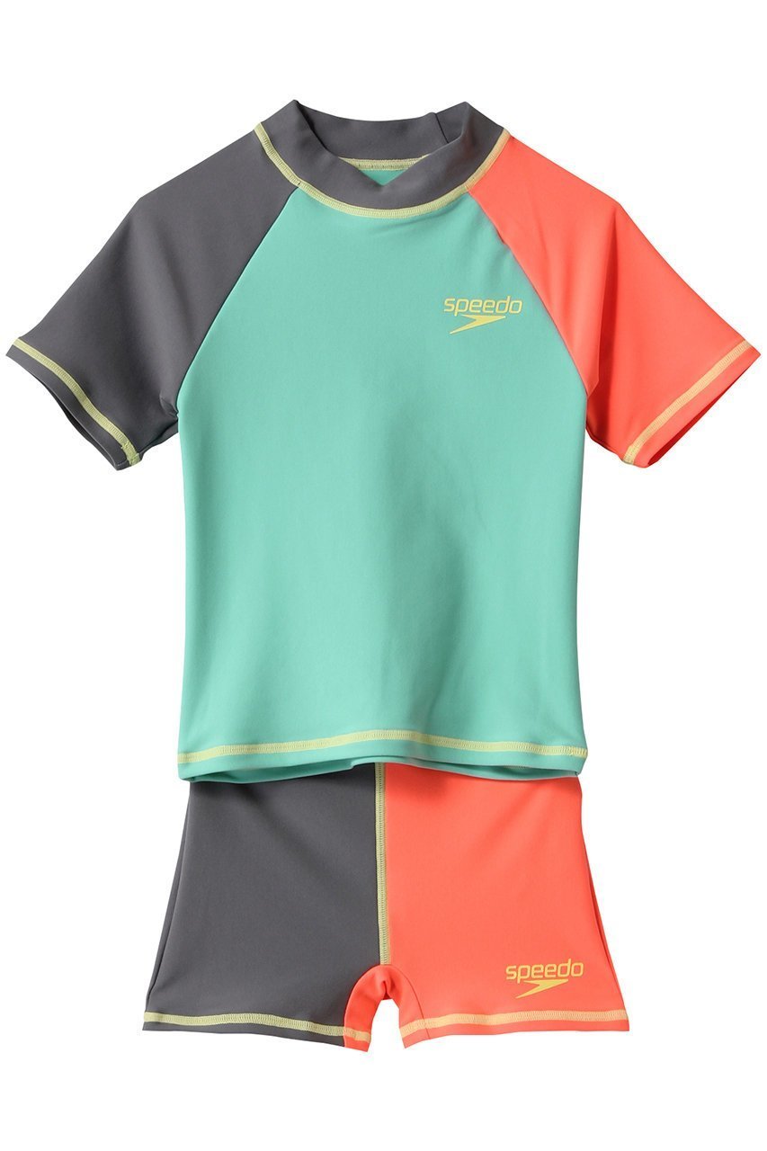 【スピード/Speedo / KIDS】の【KIDS】キッズユニセックスセパレーツ インテリア・キッズ・メンズ・レディースファッション・服の通販 founy(ファニー) 　ファッション　Fashion　キッズファッション　Fashion for Kids　アウトドア　Outdoor Clothing　カラフル　Colorful Design　コレクション　Collection, Seasonal Line　ストレッチ　Stretch, Stretchy Fabric　スピンドル　Spindle, Drawcord　スポーツ　Sports, Activewear　セパレート　Separate, Two-Piece　バランス　Balance, Style Balance　パターン　Pattern, Design Print　ミント|ID: prp329100004448369 ipo3291000000032844246