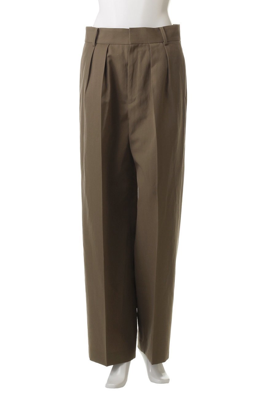 【エステータ/esteta】のウールリネンタックワイドパンツ 人気、トレンドファッション・服の通販 founy(ファニー) 　ファッション　Fashion　レディースファッション　WOMEN　パンツ　Pants　リネン　Linen　リラックス　Relax　other-2|ID: prp329100004448380 ipo3291000000031254185