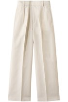 【エステータ/esteta】のウールリネンタックワイドパンツ ホワイト|ID: prp329100004448380 ipo3291000000035068420