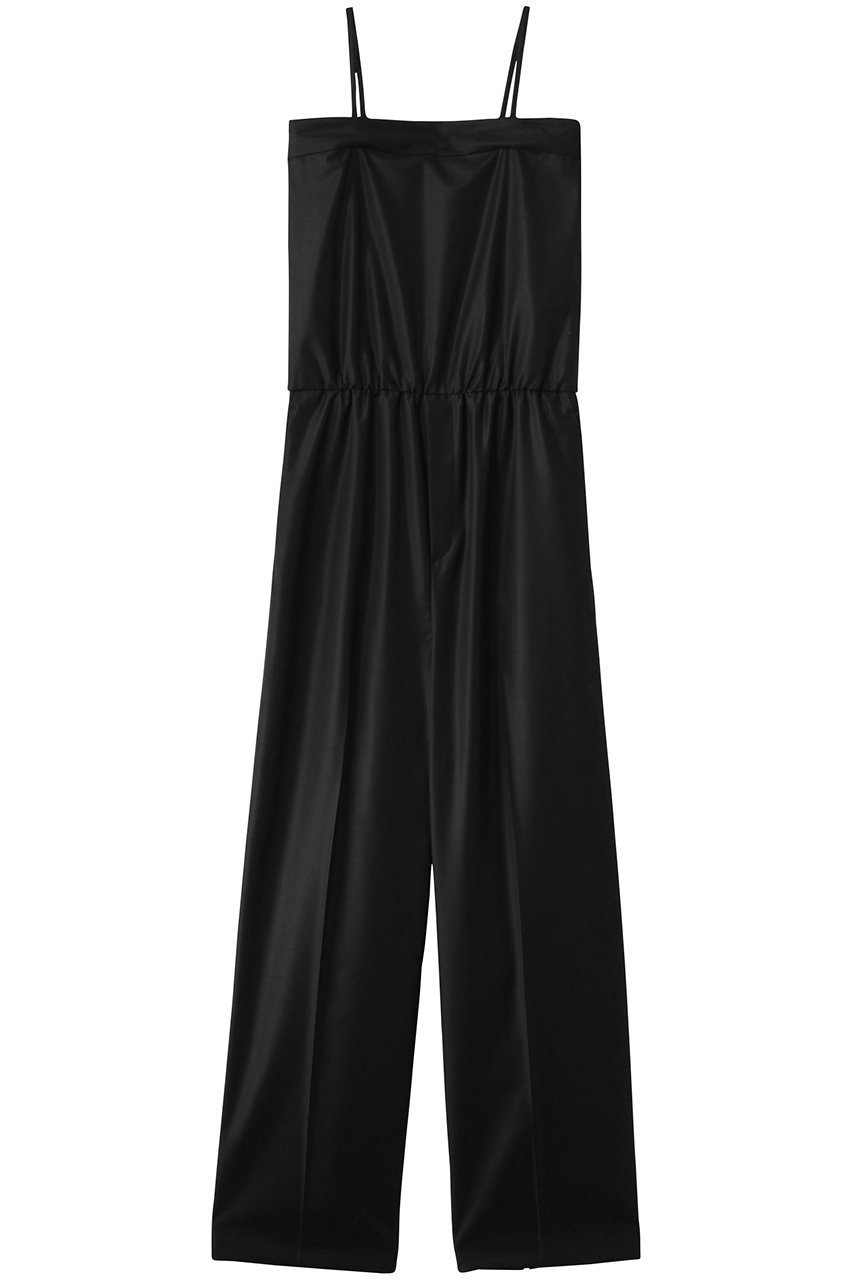【エステータ/esteta】のウールチンツサロペット インテリア・キッズ・メンズ・レディースファッション・服の通販 founy(ファニー) 　ファッション　Fashion　レディースファッション　Fashion for Women　パンツ　Pants & Trousers　インナー　Innerwear　サロペット　Overalls, Salopette　シンプル　Simple, Minimal　フィット　Fit, Slim Fit　フェミニン　Feminine, Girly　リラックス　Relax, Relaxed Fit　ワイド　Wide, Wide Fit　エレガント 上品　Elegant　ブラック|ID: prp329100004448381 ipo3291000000032907423