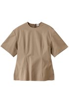 【バウト/BOWTE】のFINX COTTON ダブルクロースオーガン Tブラウス ベージュ|ID: prp329100004448382 ipo3291000000031104367