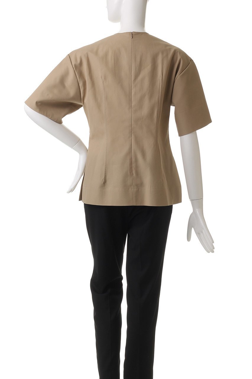 【バウト/BOWTE】のFINX COTTON ダブルクロースオーガン Tブラウス 人気、トレンドファッション・服の通販 founy(ファニー) 　ファッション　Fashion　レディースファッション　WOMEN　トップス・カットソー　Tops/Tshirt　シャツ/ブラウス　Shirts/Blouses　エレガント 上品　Elegant　ショート　Short　シルク　Silk　シンプル　Simple　スリット　Slit　スリーブ　Sleeve　ダブル　Double　フィット　Fit　再入荷　Restock/Back In Stock/Re Arrival　other-4|ID: prp329100004448382 ipo3291000000031254201
