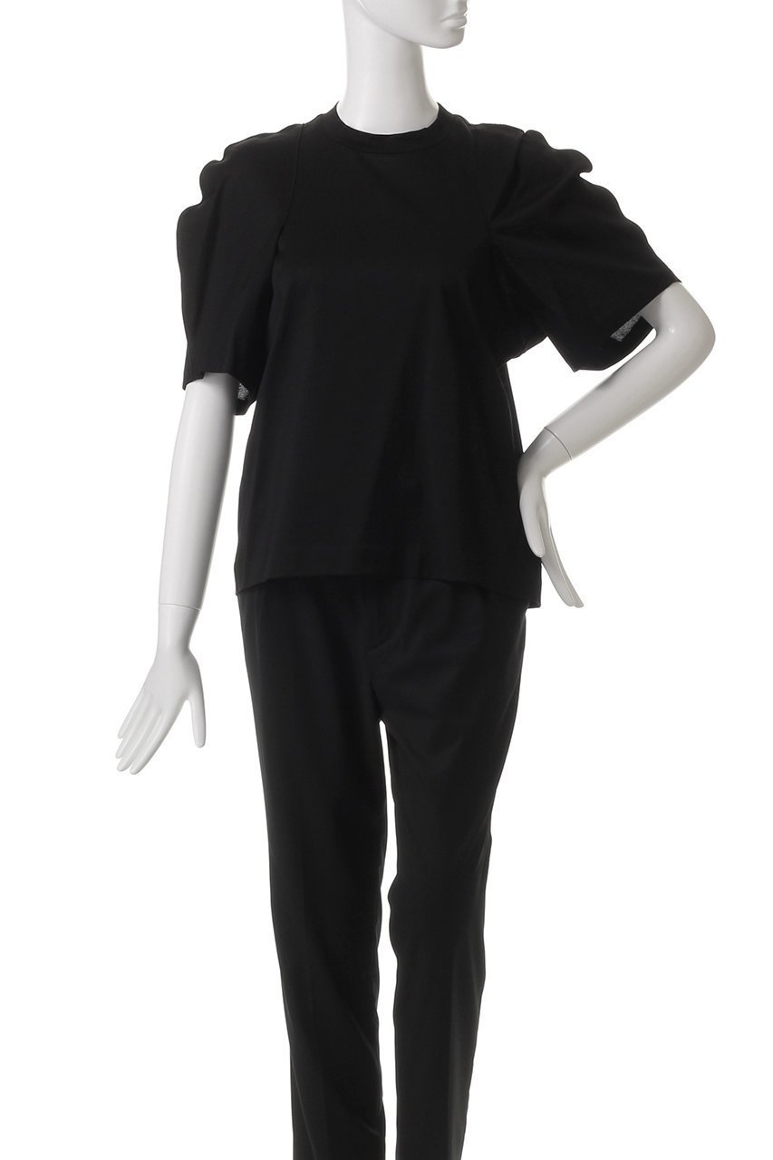 【バウト/BOWTE】のSUPIMA COTTON ジャージーサークルスリーブTシャツ 人気、トレンドファッション・服の通販 founy(ファニー) 　ファッション　Fashion　レディースファッション　WOMEN　トップス・カットソー　Tops/Tshirt　シャツ/ブラウス　Shirts/Blouses　ロング / Tシャツ　T-Shirts　カットソー　Cut and Sewn　コンシャス　Conscious　ショート　Short　スリーブ　Sleeve　トレンド　Trend　ドレープ　Drape　再入荷　Restock/Back In Stock/Re Arrival　other-2|ID: prp329100004448384 ipo3291000000031254209