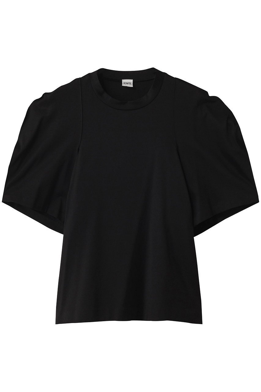 【バウト/BOWTE】のSUPIMA COTTON ジャージーサークルスリーブTシャツ 人気、トレンドファッション・服の通販 founy(ファニー) 　ファッション　Fashion　レディースファッション　Fashion for Women　トップス・カットソー　Cut & Sew Tops　シャツ・ブラウス・オフィスカジュアル　Elegant Blouses & Button-Ups　ロングTシャツ・Tシャツ　Longline T-Shirts & Tees　カットソー・ベーシックTシャツ　Cut-and-Sewn Tops / Stretch Tees & Basics　コンシャス　Conscious, Bodycon　ショート　Short, Short Length　スリーブ　Sleeve, Long Sleeve / Short Sleeve　トレンド　Trend, Trending Now　ドレープ　Drape, Draping Fabric　 other-1|ID: prp329100004448384 ipo3291000000032861673