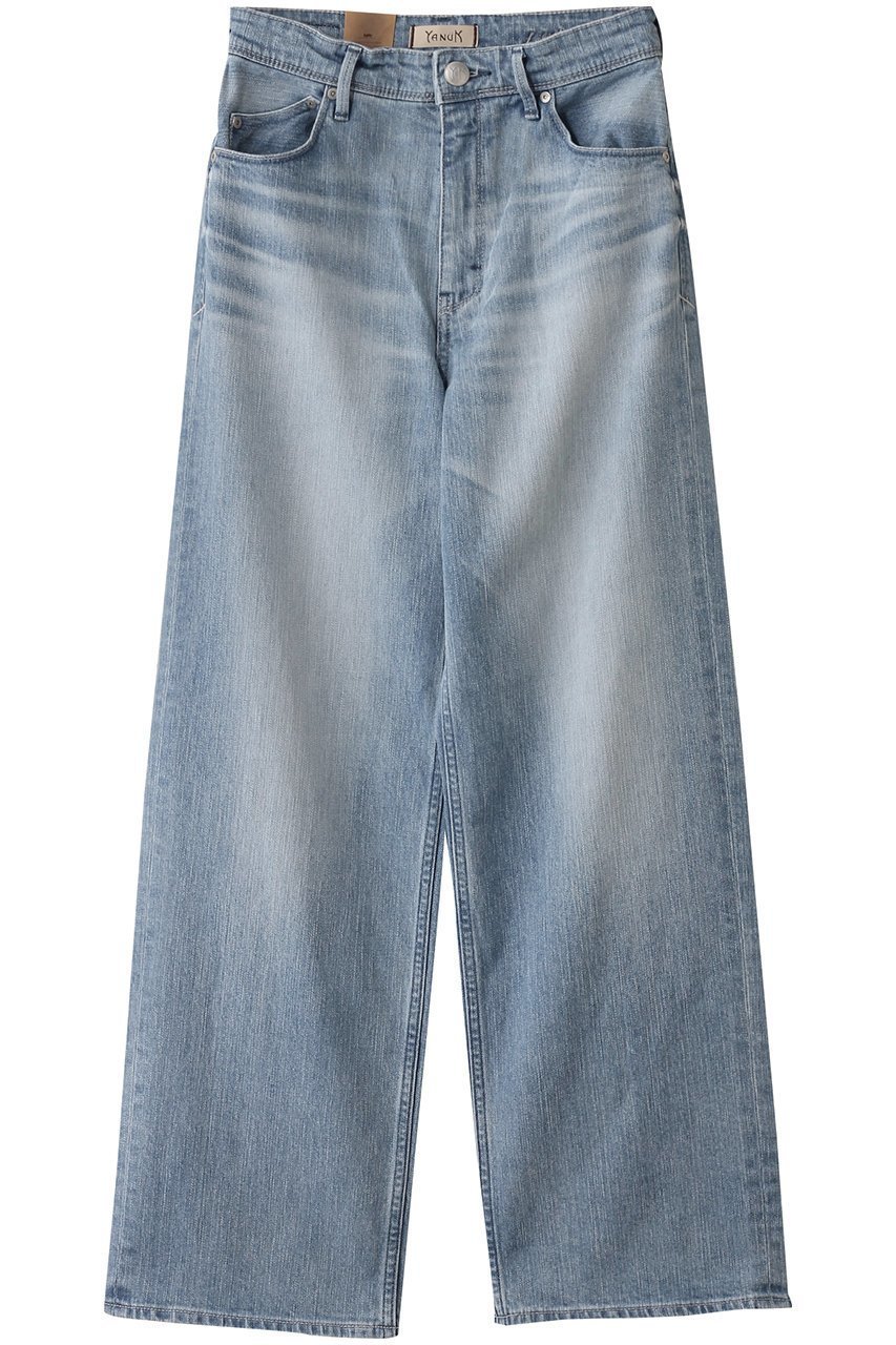 【ヤヌーク/YANUK】のワイドストレート【LILITH】 人気、トレンドファッション・服の通販 founy(ファニー) 　ファッション　Fashion　レディースファッション　Fashion for Women　パンツ　Pants & Trousers　デニムパンツ・ジーンズ・美脚デニム　Denim Jeans & Pants　ストレッチ　Stretch, Stretchy Fabric　ストレート　Straight, Straight Cut　デニム　Denim, Jeans Material　ワイド　Wide, Wide Fit　 other-1|ID: prp329100004448389 ipo3291000000036099271