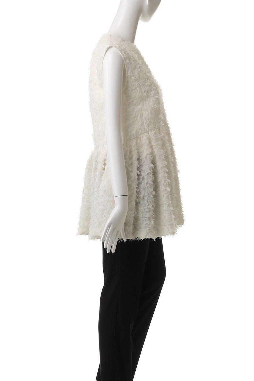 【ハー/HER.】のカットジャカードペプラムブラウス 人気、トレンドファッション・服の通販 founy(ファニー) 　ファッション　Fashion　レディースファッション　Fashion for Women　トップス・カットソー　Cut & Sew Tops　キャミソール&ノースリーブ　Camisoles & Sleeveless Tops　シャツ・ブラウス・オフィスカジュアル　Elegant Blouses & Button-Ups　おすすめ　Recommended / Our Picks　コンパクト　Compact, Small Size　ジャカード／ジャガード　Jacquard, Woven Pattern　セットアップ　Set-Up, Coordinated Outfit　ノースリーブ　Sleeveless, No-Sleeve　ペプラム　Peplum, Flared Hem　ワイド　Wide, Wide Fit　other-3|ID: prp329100004449454 ipo3291000000032648724