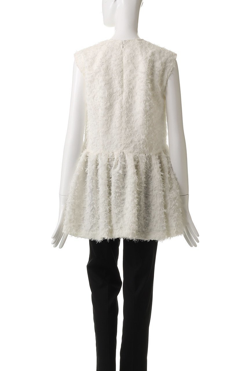 【ハー/HER.】のカットジャカードペプラムブラウス 人気、トレンドファッション・服の通販 founy(ファニー) 　ファッション　Fashion　レディースファッション　Fashion for Women　トップス・カットソー　Cut & Sew Tops　キャミソール&ノースリーブ　Camisoles & Sleeveless Tops　シャツ・ブラウス・オフィスカジュアル　Elegant Blouses & Button-Ups　おすすめ　Recommended / Our Picks　コンパクト　Compact, Small Size　ジャカード／ジャガード　Jacquard, Woven Pattern　セットアップ　Set-Up, Coordinated Outfit　ノースリーブ　Sleeveless, No-Sleeve　ペプラム　Peplum, Flared Hem　ワイド　Wide, Wide Fit　other-4|ID: prp329100004449454 ipo3291000000032648725