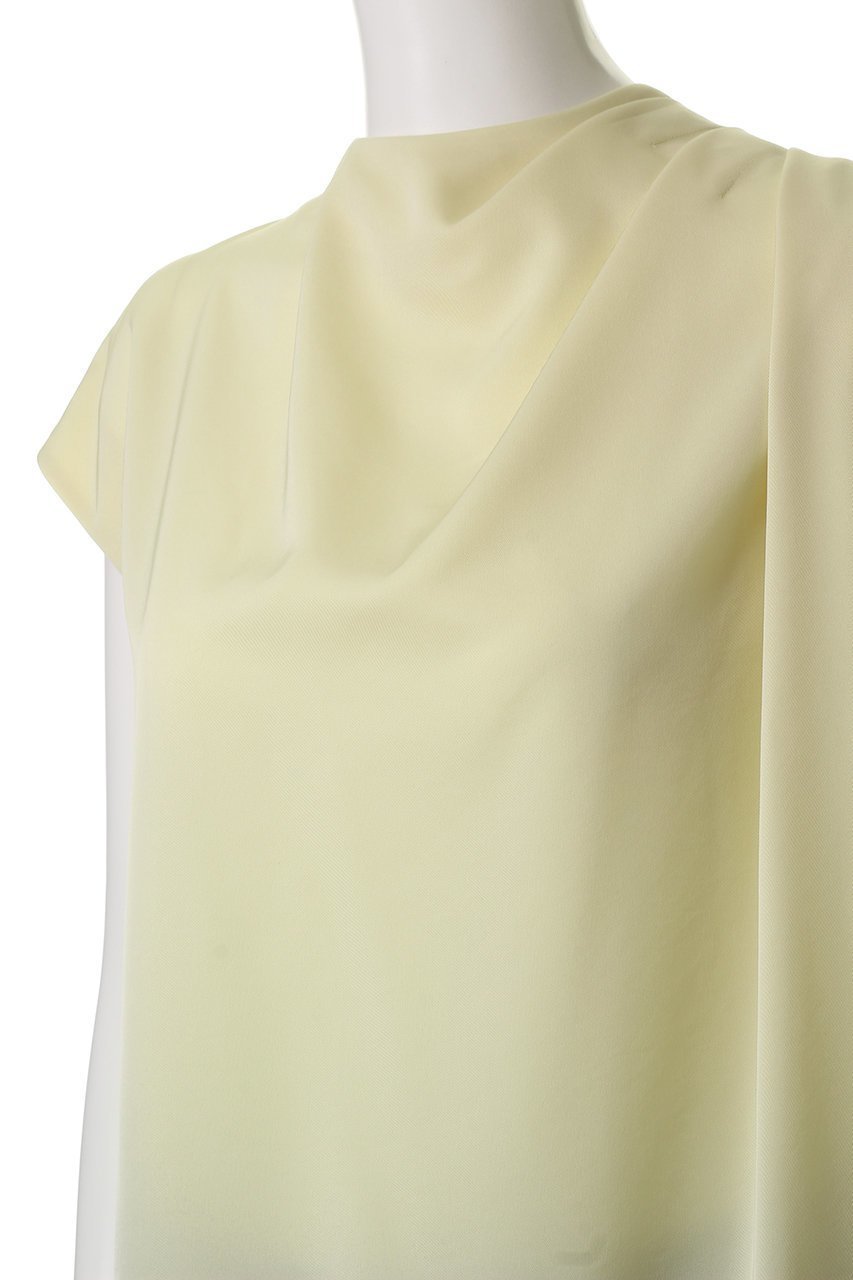 【ランバン オン ブルー/LANVIN en Bleu】のアシンメトリアセツイルブラウス 人気、トレンドファッション・服の通販 founy(ファニー) 　ファッション　Fashion　レディースファッション　Fashion for Women　トップス・カットソー　Cut & Sew Tops　シャツ・ブラウス・オフィスカジュアル　Elegant Blouses & Button-Ups　アシンメトリー　Asymmetrical Style　ショート　Short, Short Length　スリーブ　Sleeve, Long Sleeve / Short Sleeve　ドレープ　Drape, Draping Fabric　ファブリック　Fabric, Textile　ラグジュアリー　Luxury, Elegant　other-5|ID: prp329100004449457 ipo3291000000032848250
