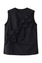 【ランバン オン ブルー/LANVIN en Bleu】のサマーウールノットリボンブラウス ネイビー|ID:prp329100004449458