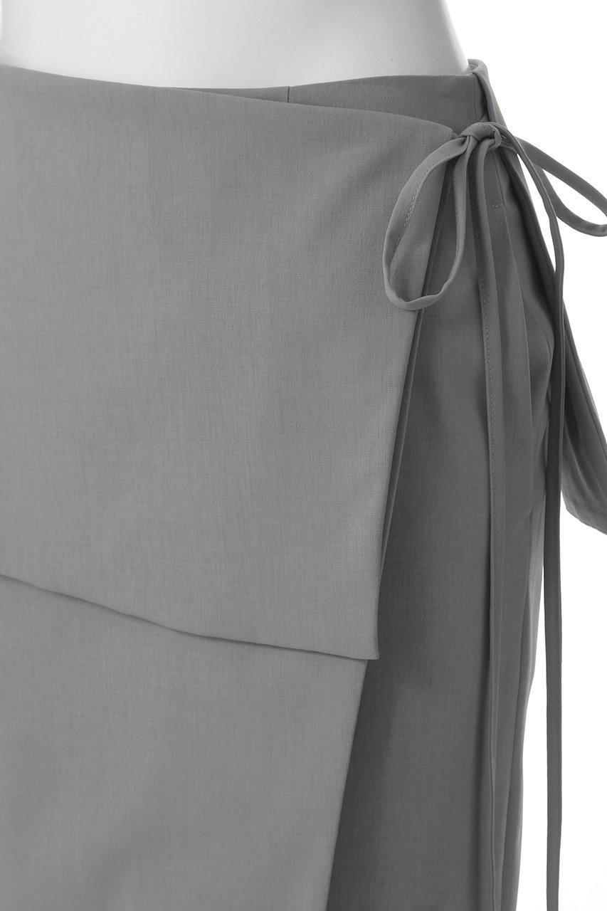 【ランバン オン ブルー/LANVIN en Bleu】のトリクシオンラップスカート 人気、トレンドファッション・服の通販 founy(ファニー) 　ファッション　Fashion　レディースファッション　Fashion for Women　スカート　Skirts　ロングスカート　Long Skirts / Maxi & Midi Skirts　おすすめ　Recommended / Our Picks　スリット　Slit, Slit Detail　ファブリック　Fabric, Textile　ペプラム　Peplum, Flared Hem　ロング　Long, Long-Length　other-5|ID: prp329100004449460 ipo3291000000032824311