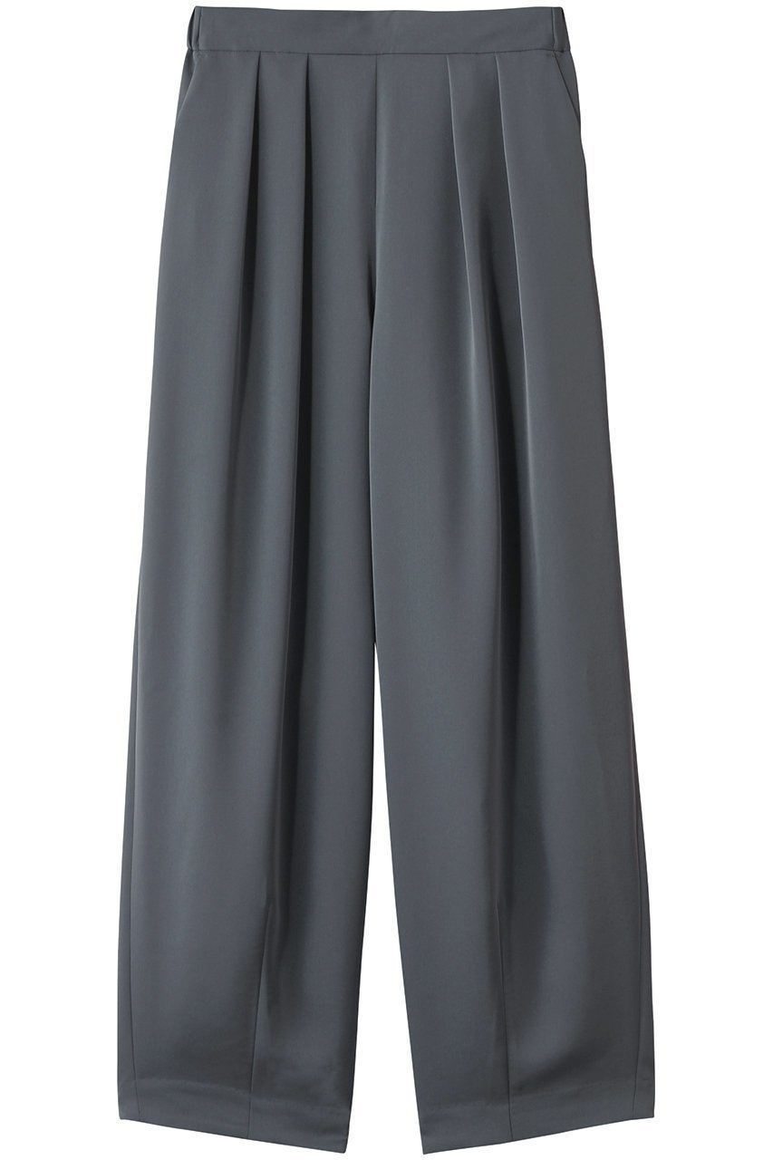 【ランバン オン ブルー/LANVIN en Bleu】のトリアセツイルコクーンパンツ インテリア・キッズ・メンズ・レディースファッション・服の通販 founy(ファニー) 　ファッション　Fashion　レディースファッション　Fashion for Women　パンツ　Pants & Trousers　フェイク　Faux, Fake　フォーマル　Formal, Dressy　ポケット　Pocket, Pocket Detail　ワイド　Wide, Wide Fit　チャコール|ID: prp329100004449461 ipo3291000000032907654