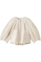 【ランバン オン ブルー/LANVIN en Bleu】のシアージップアップブルゾン オフ|ID:prp329100004449466