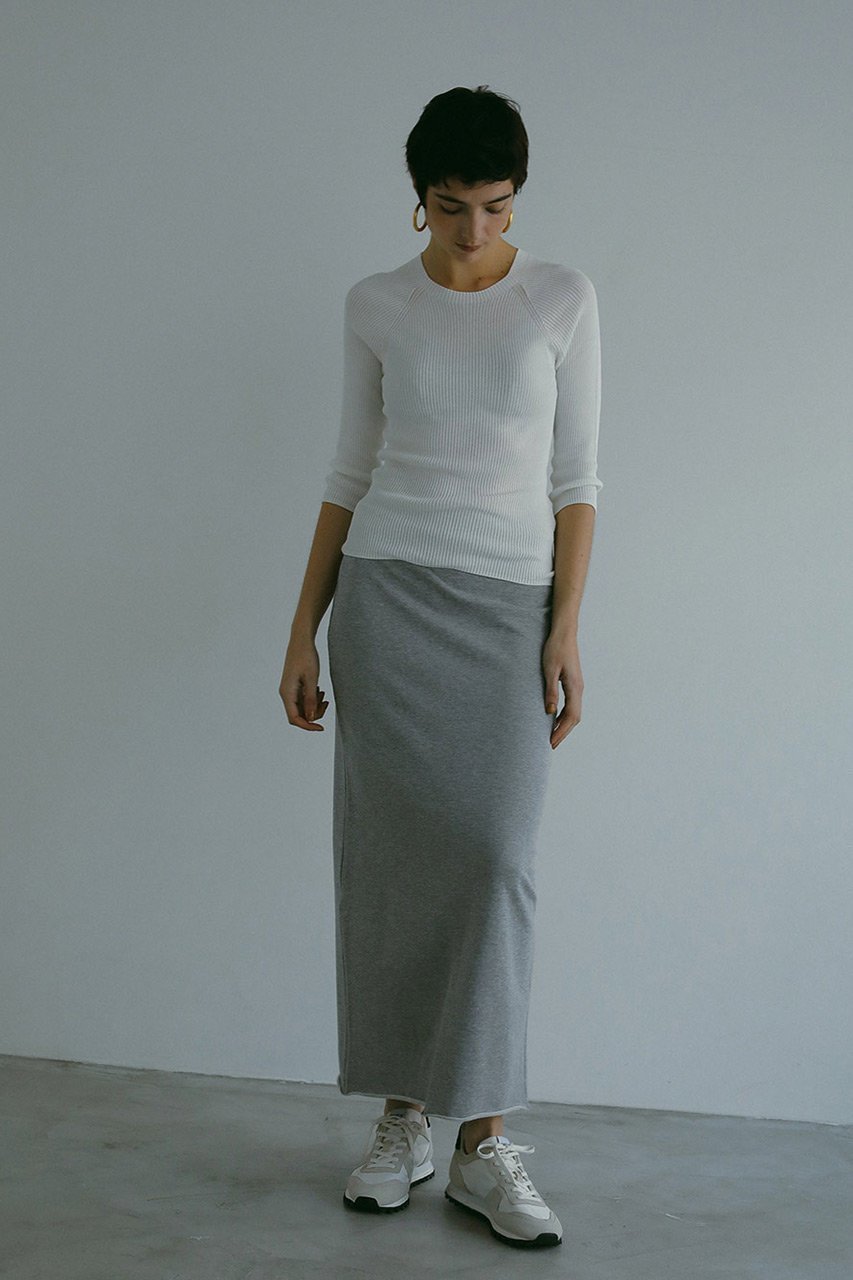 【ハー/HER.】のカット裏毛ストレートスカート 人気、トレンドファッション・服の通販 founy(ファニー) 　ファッション　Fashion　レディースファッション　WOMEN　スカート　Skirt　ロングスカート　Long Skirt　ストレート　Straight　ロング　Long　other-3|ID: prp329100004449479 ipo3291000000031254082