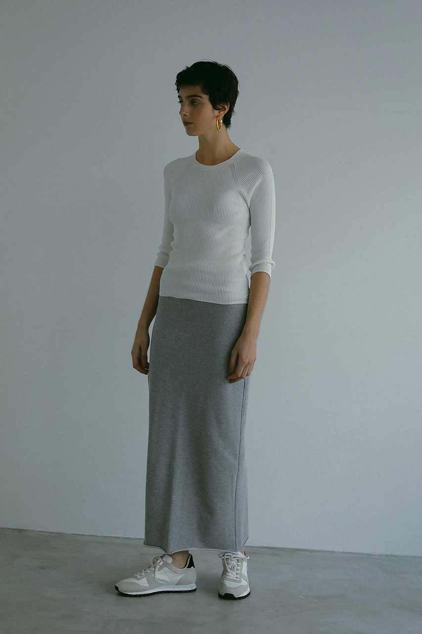 【ハー/HER.】のカット裏毛ストレートスカート 人気、トレンドファッション・服の通販 founy(ファニー) 　ファッション　Fashion　レディースファッション　WOMEN　スカート　Skirt　ロングスカート　Long Skirt　ストレート　Straight　ロング　Long　other-4|ID: prp329100004449479 ipo3291000000031254084