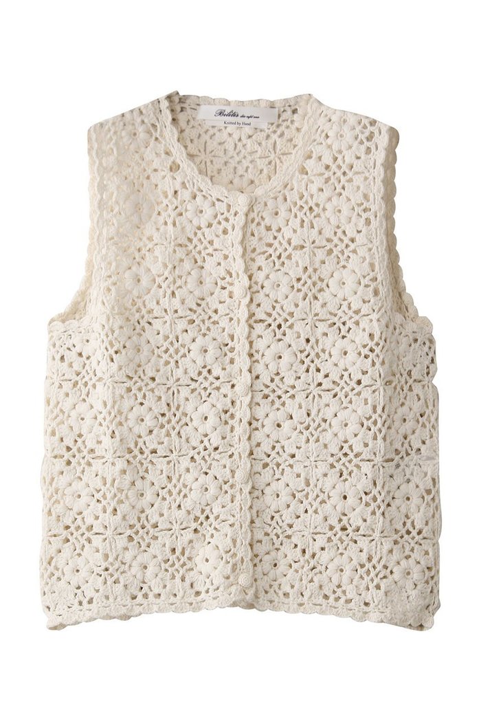 【ビリティス ディセッタン/Bilitis dix-sept ans】のクロッシェトップス インテリア・キッズ・メンズ・レディースファッション・服の通販 founy(ファニー) https://founy.com/ ファッション Fashion レディースファッション WOMEN トップス・カットソー Tops/Tshirt ニット Knit Tops カーディガン Cardigans カーディガン Cardigan クロシェ Crochet コンパクト Compact シンプル Simple フェミニン Feminine ワイド Wide NEW・新作・新着・新入荷 New Arrivals |ID: prp329100004450719 ipo3291000000031128879