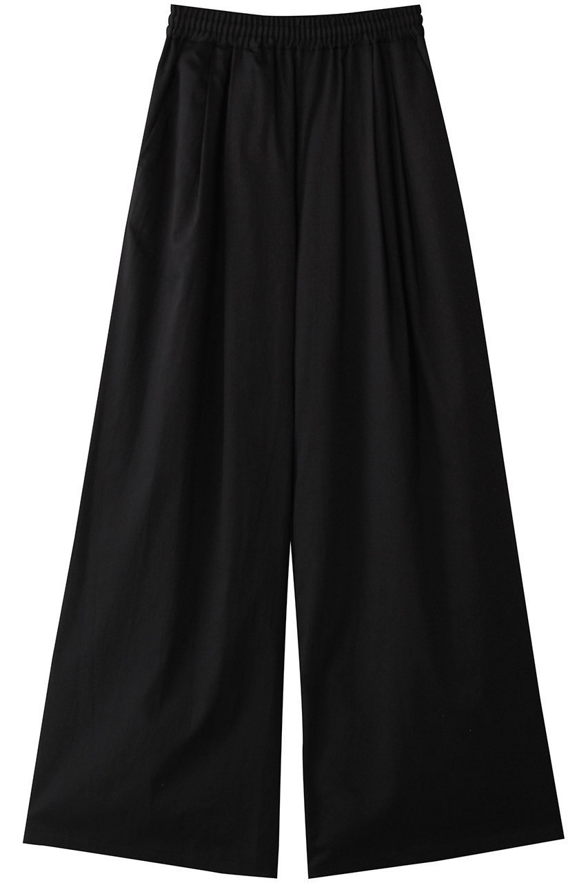 【グラフペーパー/Graphpaper】のSilicon Poplin Two Tuck Wide Pants/パンツ インテリア・キッズ・メンズ・レディースファッション・服の通販 founy(ファニー) 　ファッション　Fashion　レディースファッション　Fashion for Women　パンツ　Pants & Trousers　なめらか　Smooth, Silky Texture　バランス　Balance, Style Balance　ワイド　Wide, Wide Fit　エレガント 上品　Elegant　ブラック|ID: prp329100004450720 ipo3291000000032905839