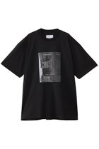 【シュタイン/ssstein】の【UNISEX】OVERSIZED PRINT TEE -SUBTLETY- (MARCERIZ 人気、トレンドファッション・服の通販 founy(ファニー) ファッション Fashion レディースファッション Fashion for Women トップス・カットソー Cut & Sew Tops シャツ・ブラウス・オフィスカジュアル Elegant Blouses & Button-Ups ロングTシャツ・Tシャツ Longline T-Shirts & Tees カットソー・ベーシックTシャツ Cut-and-Sewn Tops / Stretch Tees & Basics ユニセックス Unisex, Genderless なめらか Smooth, Silky Texture ショート Short, Short Length シルケット Silket, Silky Cotton スリーブ Sleeve, Long Sleeve / Short Sleeve プリント Print, Printed Pattern 人気 Popular, Best Seller thumbnail ブラック|ID: prp329100004450722 ipo3291000000035420997