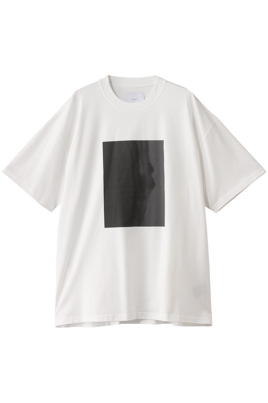 【シュタイン/ssstein / MEN】の【MEN】OVERSIZED PRINT TEE -TWIST- (MARCERIZED) インテリア・キッズ・メンズ・レディースファッション・服の通販 founy(ファニー) 　ファッション　Fashion　メンズファッション　MEN　トップス・カットソー　Tops/Tshirt/Men　シャツ　Shirts　なめらか　Smooth　ショート　Short　シルケット　Mercerization　スリーブ　Sleeve　プリント　Print　ボトム　Bottom　ホワイト|ID: prp329100004450723 ipo3291000000031128892