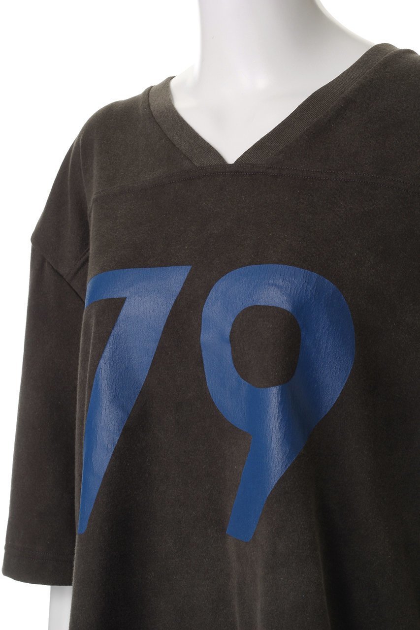 【ウーア/Uhr】の79 フットボールTシャツ 人気、トレンドファッション・服の通販 founy(ファニー) 　ファッション　Fashion　レディースファッション　WOMEN　トップス・カットソー　Tops/Tshirt　シャツ/ブラウス　Shirts/Blouses　ロング / Tシャツ　T-Shirts　カットソー　Cut and Sewn　おすすめ　Recommend　ショート　Short　スリーブ　Sleeve　ハーフ　Half　フロント　Front　other-5|ID: prp329100004450727 ipo3291000000031325130