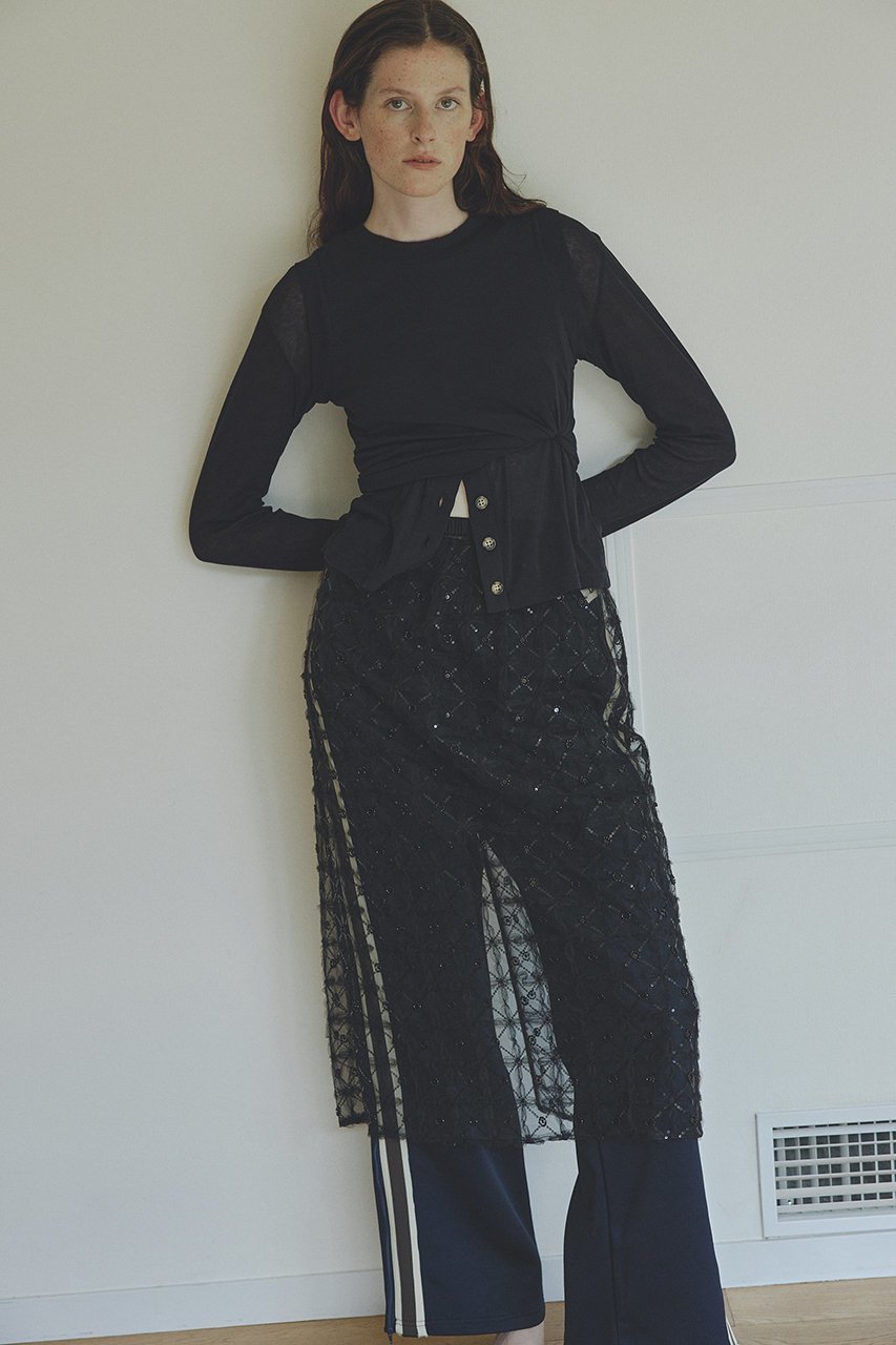 【ウーア/Uhr】のレイヤードトップス 人気、トレンドファッション・服の通販 founy(ファニー) 　ファッション　Fashion　レディースファッション　WOMEN　トップス・カットソー　Tops/Tshirt　カーディガン　Cardigans　シャツ/ブラウス　Shirts/Blouses　ロング / Tシャツ　T-Shirts　カットソー　Cut and Sewn　カーディガン　Cardigan　スリーブ　Sleeve　タンク　Tank　ロング　Long　再入荷　Restock/Back In Stock/Re Arrival　other-7|ID: prp329100004450728 ipo3291000000031325136