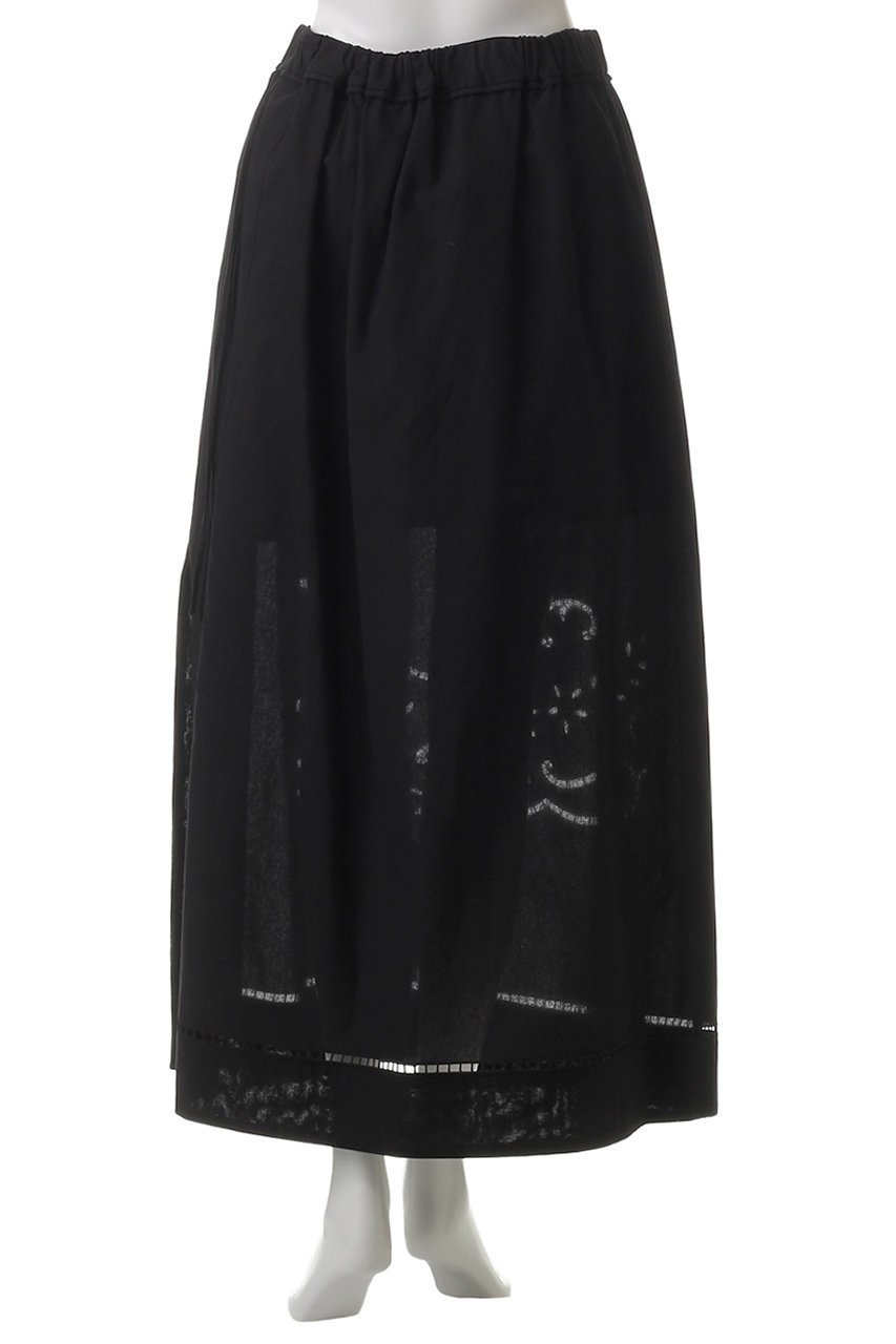 【ウーア/Uhr】のエンブロイダリー スカート 人気、トレンドファッション・服の通販 founy(ファニー) 　ファッション　Fashion　レディースファッション　Fashion for Women　スカート　Skirts　ロングスカート　Long Skirts / Maxi & Midi Skirts　エンブロイダリー　Embroidery Design　シンプル　Simple, Minimal　スリット　Slit, Slit Detail　フェミニン　Feminine, Girly　フレア　Flare, Flared　ロング　Long, Long-Length　夏　Summer　春　Spring　S/S・春夏　SS, Spring/Summer, Warm Season　other-4|ID: prp329100004450729 ipo3291000000035550866