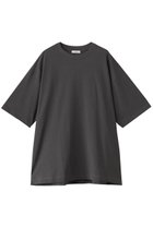 【エイトン/ATON / MEN】の【MEN】FRESCA PLATE ルーズ フィット Tシャツ チャコールグレー|ID:prp329100004450736