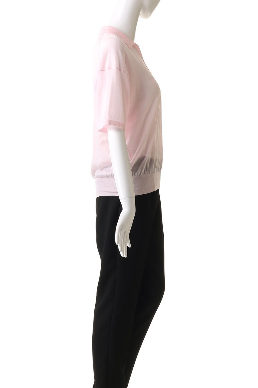 【エイトン/ATON】のCOMPACT コットンスキッパー ポロセーター 人気、トレンドファッション・服の通販 founy(ファニー) 　ファッション　Fashion　レディースファッション　WOMEN　トップス・カットソー　Tops/Tshirt　ニット　Knit Tops　プルオーバー　Pullover　シルク　Silk　ジャージ　Jersey　スキッパー　Skipper　セーター　Sweater　トレンド　Trend　ボトム　Bottom　ラグジュアリー　Luxury　リネン　Linen　リラックス　Relax　ワイド　Wide　other-3|ID: prp329100004450737 ipo3291000000031253638