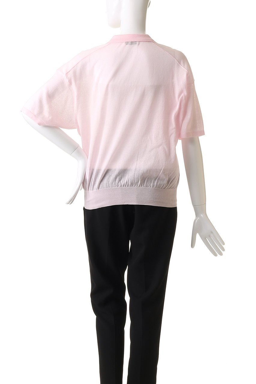【エイトン/ATON】のCOMPACT コットンスキッパー ポロセーター 人気、トレンドファッション・服の通販 founy(ファニー) 　ファッション　Fashion　レディースファッション　WOMEN　トップス・カットソー　Tops/Tshirt　ニット　Knit Tops　プルオーバー　Pullover　シルク　Silk　ジャージ　Jersey　スキッパー　Skipper　セーター　Sweater　トレンド　Trend　ボトム　Bottom　ラグジュアリー　Luxury　リネン　Linen　リラックス　Relax　ワイド　Wide　other-4|ID: prp329100004450737 ipo3291000000031253640