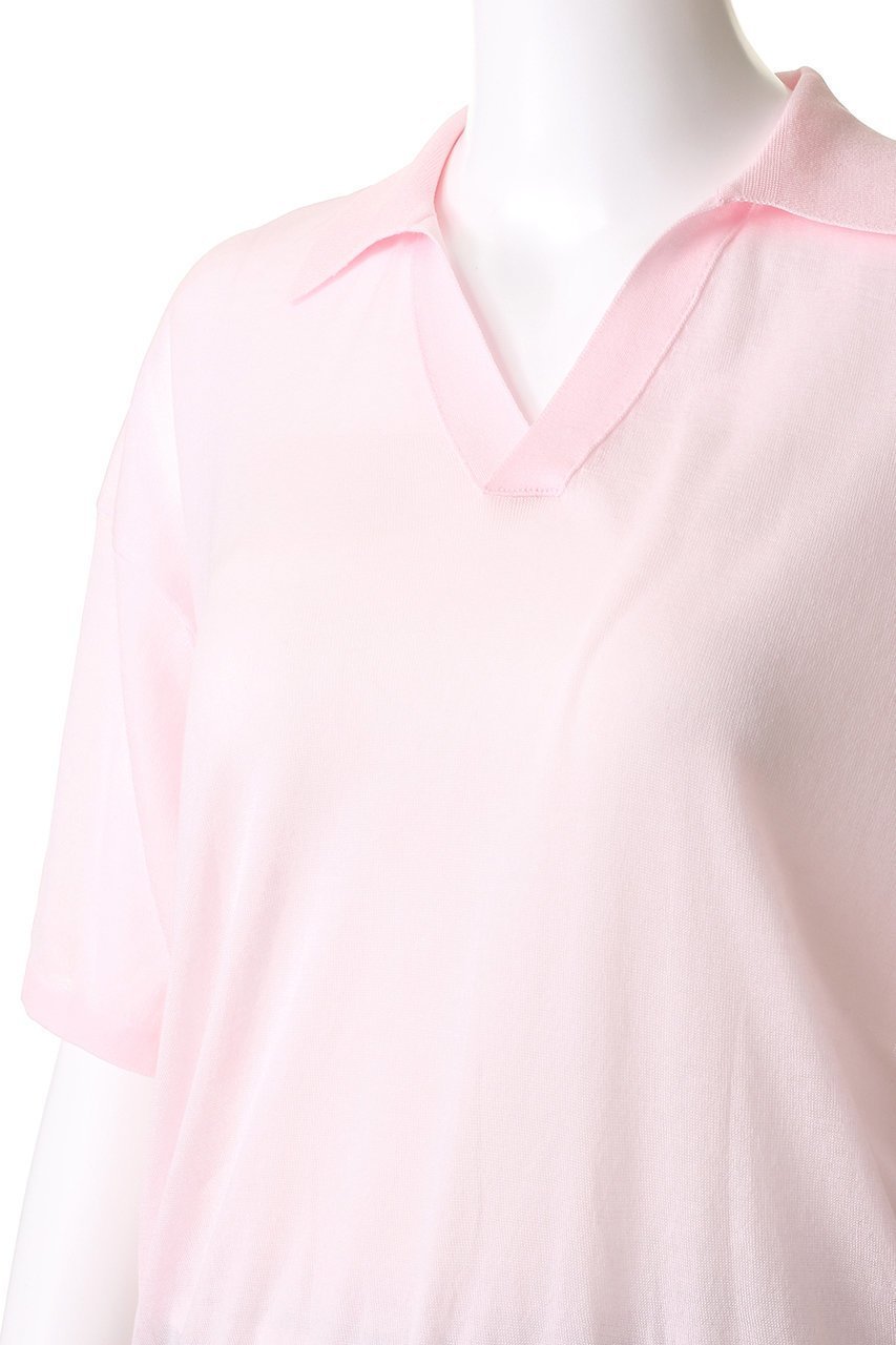 【エイトン/ATON】のCOMPACT コットンスキッパー ポロセーター 人気、トレンドファッション・服の通販 founy(ファニー) 　ファッション　Fashion　レディースファッション　WOMEN　トップス・カットソー　Tops/Tshirt　ニット　Knit Tops　プルオーバー　Pullover　シルク　Silk　ジャージ　Jersey　スキッパー　Skipper　セーター　Sweater　トレンド　Trend　ボトム　Bottom　ラグジュアリー　Luxury　リネン　Linen　リラックス　Relax　ワイド　Wide　other-5|ID: prp329100004450737 ipo3291000000031325142