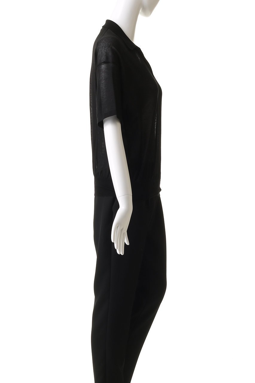 【エイトン/ATON】のCOMPACT コットンスキッパー ポロセーター 人気、トレンドファッション・服の通販 founy(ファニー) 　ファッション　Fashion　レディースファッション　Fashion for Women　トップス・カットソー　Cut & Sew Tops　ニット　Knit Tops & Sweaters　カジュアルプルオーバー・ニットトップス　Pullovers & Knit Tops / Casual Pullovers　シルク　Silk, 100% Silk　スキッパー　Skipper, Open Collar　セーター　Sweater, Knitwear　トレンド　Trend, Trending Now　ボトム　Bottoms, Lower Wear　ラグジュアリー　Luxury, Elegant　リネン　Linen, Linen Fabric　リラックス　Relax, Relaxed Fit　ワイド　Wide, Wide Fit　other-3|ID: prp329100004450737 ipo3291000000032937478