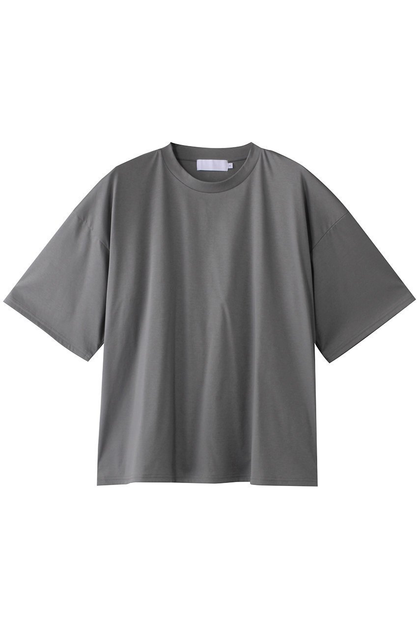 【グラフペーパー/Graphpaper】のFine Smooth Crew Neck Tee/Tシャツ インテリア・キッズ・メンズ・レディースファッション・服の通販 founy(ファニー) 　ファッション　Fashion　レディースファッション　Fashion for Women　トップス・カットソー　Cut & Sew Tops　シャツ・ブラウス・オフィスカジュアル　Elegant Blouses & Button-Ups　ロングTシャツ・Tシャツ　Longline T-Shirts & Tees　カットソー・ベーシックTシャツ　Cut-and-Sewn Tops / Stretch Tees & Basics　インナー　Innerwear　ショート　Short, Short Length　シンプル　Simple, Minimal　スリーブ　Sleeve, Long Sleeve / Short Sleeve　トレンド　Trend, Trending Now　ドレープ　Drape, Draping Fabric　バランス　Balance, Style Balance　エレガント 上品　Elegant　定番　Standard, Basic Item　グレー|ID: prp329100004450741 ipo3291000000032791722