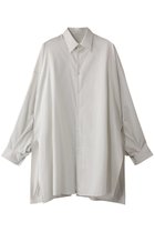 【グラフペーパー/Graphpaper】のSilicon Poplin Deep Slit Regular Collar Shirt/シャツ エクリュ|ID:prp329100004450743