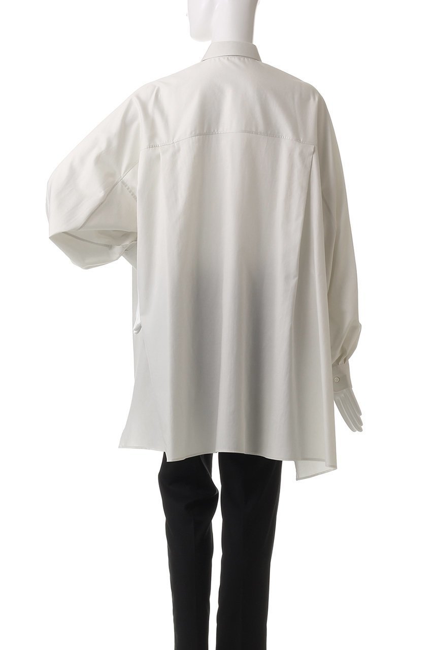 【グラフペーパー/Graphpaper】のSilicon Poplin Deep Slit Regular Collar Shirt/シャツ 人気、トレンドファッション・服の通販 founy(ファニー) 　ファッション　Fashion　レディースファッション　Fashion for Women　トップス・カットソー　Cut & Sew Tops　シャツ・ブラウス・オフィスカジュアル　Elegant Blouses & Button-Ups　なめらか　Smooth, Silky Texture　スリーブ　Sleeve, Long Sleeve / Short Sleeve　ドレープ　Drape, Draping Fabric　ロング　Long, Long-Length　エレガント 上品　Elegant　other-4|ID: prp329100004450743 ipo3291000000032848508