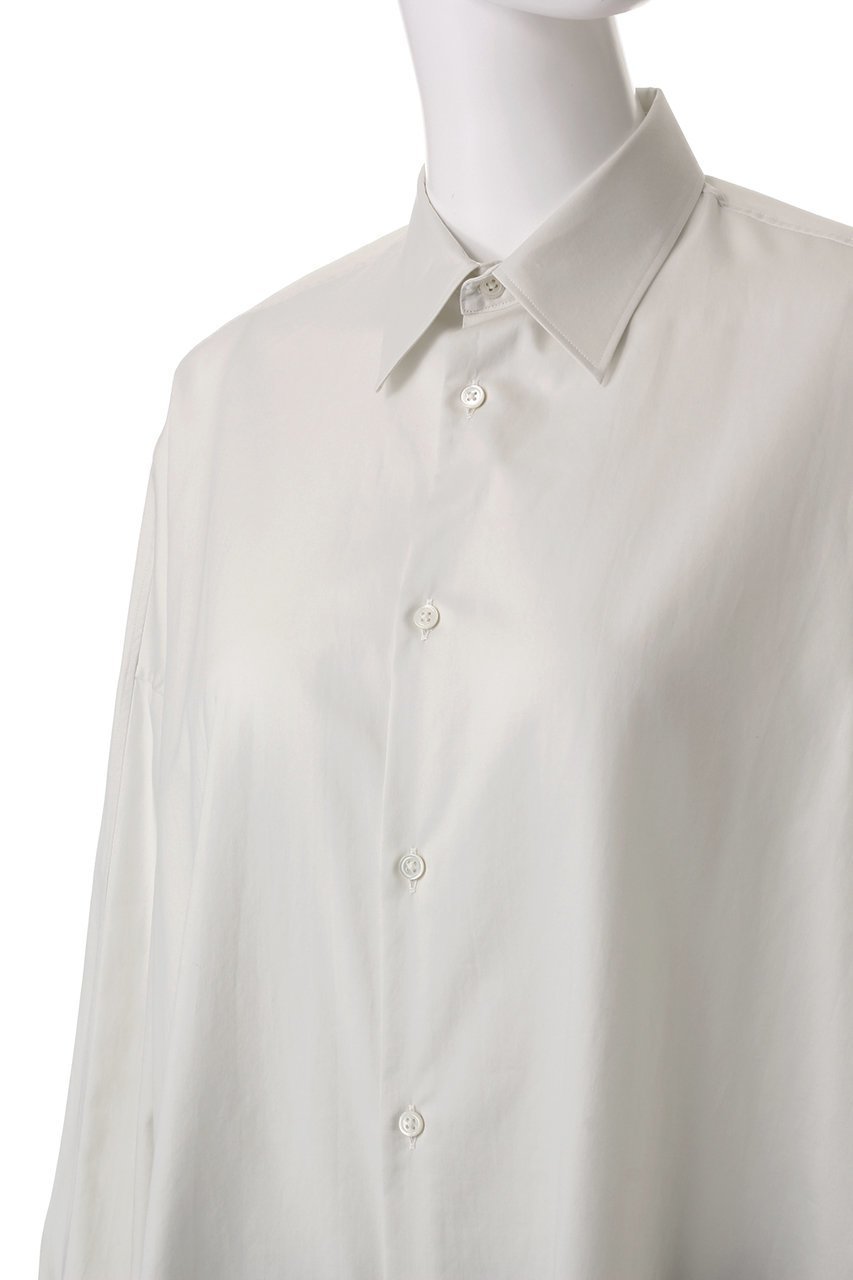 【グラフペーパー/Graphpaper】のSilicon Poplin Deep Slit Regular Collar Shirt/シャツ 人気、トレンドファッション・服の通販 founy(ファニー) 　ファッション　Fashion　レディースファッション　Fashion for Women　トップス・カットソー　Cut & Sew Tops　シャツ・ブラウス・オフィスカジュアル　Elegant Blouses & Button-Ups　なめらか　Smooth, Silky Texture　スリーブ　Sleeve, Long Sleeve / Short Sleeve　ドレープ　Drape, Draping Fabric　ロング　Long, Long-Length　エレガント 上品　Elegant　other-5|ID: prp329100004450743 ipo3291000000032848516