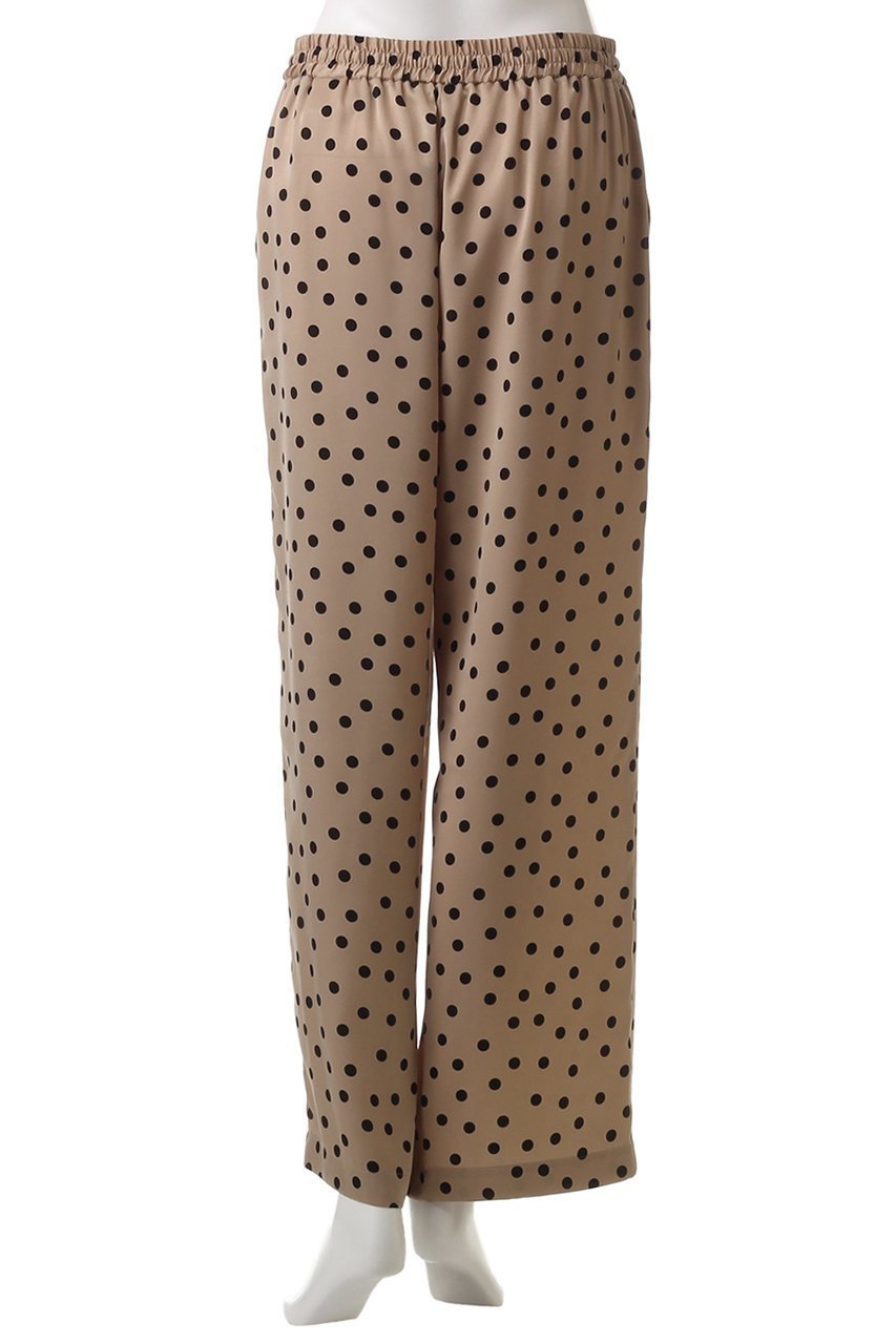 【ハウス オブ ロータス/HOUSE OF LOTUS】のドットサテンパンツ 人気、トレンドファッション・服の通販 founy(ファニー) 　ファッション　Fashion　レディースファッション　WOMEN　パンツ　Pants　サテン　Satin　シンプル　Simple　ストレート　Straight　ドット　Dot　ドレープ　Drape　ドローストリング　Drawstring　ワイド　Wide　エレガント 上品　Elegant　other-4|ID: prp329100004450758 ipo3291000000031253766