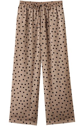 【ハウス オブ ロータス/HOUSE OF LOTUS】 ドットサテンパンツ人気、トレンドファッション・服の通販 founy(ファニー) ファッション Fashion レディースファッション Fashion for Women パンツ Pants & Trousers サテン Satin, Glossy Fabric シンプル Simple, Minimal ストレート Straight, Straight Cut ドット Polka Dot, Dot Pattern ドレープ Drape, Draping Fabric ドローストリング Drawstring, Pull Cord ワイド Wide, Wide Fit エレガント 上品 Elegant 再入荷 Restock / Back in Stock |ID:prp329100004450758