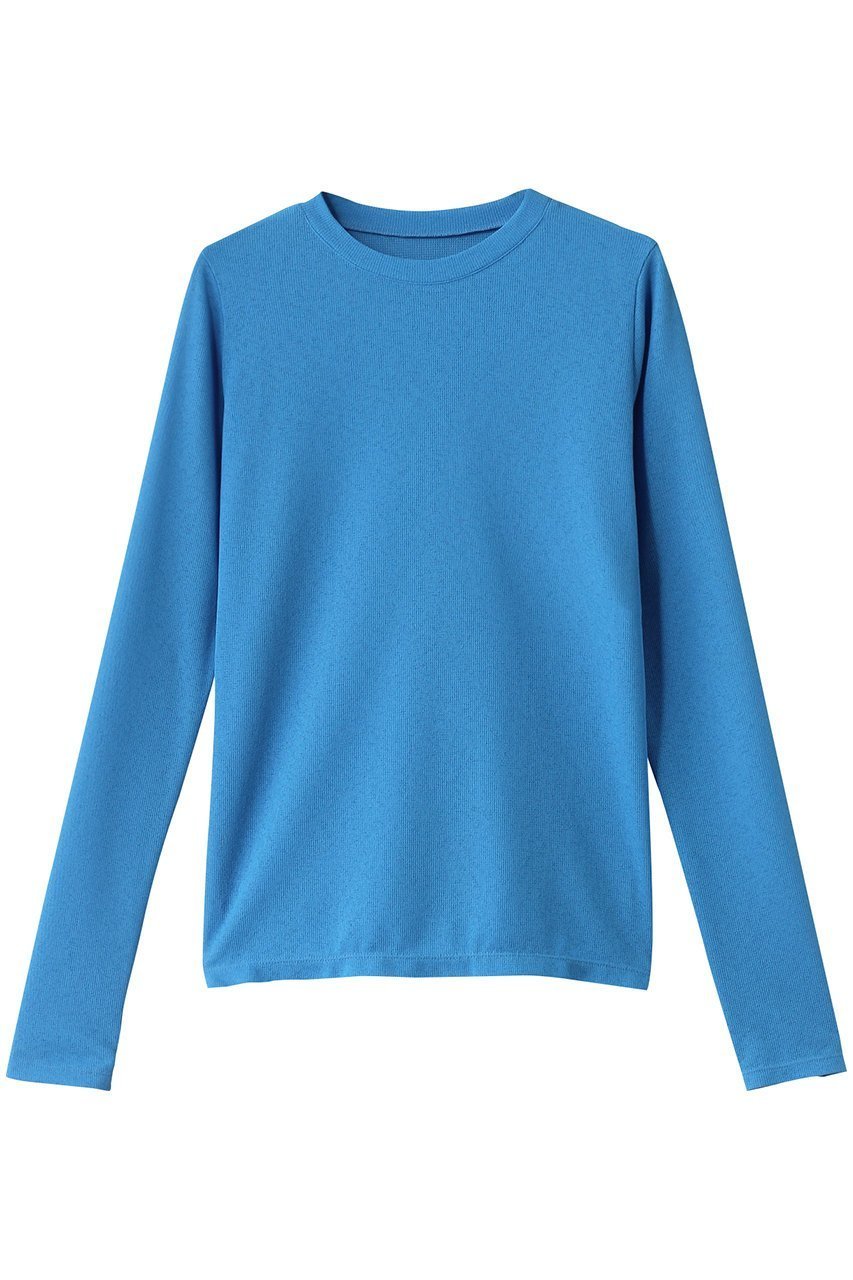 【ハウス オブ ロータス/HOUSE OF LOTUS】のキャッシーワッフルプルオーバー インテリア・キッズ・メンズ・レディースファッション・服の通販 founy(ファニー) 　ファッション　Fashion　レディースファッション　Fashion for Women　トップス・カットソー　Cut & Sew Tops　シャツ・ブラウス・オフィスカジュアル　Elegant Blouses & Button-Ups　ロングTシャツ・Tシャツ　Longline T-Shirts & Tees　カジュアルプルオーバー・ニットトップス　Pullovers & Knit Tops / Casual Pullovers　カットソー・ベーシックTシャツ　Cut-and-Sewn Tops / Stretch Tees & Basics　おすすめ　Recommended / Our Picks　シアー　Sheer, See-Through　スリーブ　Sleeve, Long Sleeve / Short Sleeve　ロング　Long, Long-Length　ワッフル　Waffle, Waffle Knit　ブルー|ID: prp329100004450761 ipo3291000000032856428