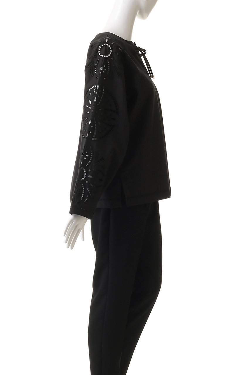 【プルミエ アロンディスモン/1er Arrondissement】のエンブロイダリーブラウス 人気、トレンドファッション・服の通販 founy(ファニー) 　ファッション　Fashion　レディースファッション　WOMEN　トップス・カットソー　Tops/Tshirt　シャツ/ブラウス　Shirts/Blouses　スリーブ　Sleeve　フェミニン　Feminine　フロント　Front　レース　Race　ロング　Long　エレガント 上品　Elegant　再入荷　Restock/Back In Stock/Re Arrival　other-3|ID: prp329100004450768 ipo3291000000031253830