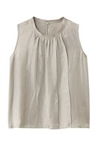 【エリオポール/heliopole】のクレープシアースリーブレスブラウス ライトグレー|ID:prp329100004450779