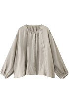 【エリオポール/heliopole】のクレープシアーギャザーブラウス 人気、トレンドファッション・服の通販 founy(ファニー) ファッション Fashion レディースファッション Fashion for Women トップス・カットソー Cut & Sew Tops シャツ・ブラウス・オフィスカジュアル Elegant Blouses & Button-Ups エアリー Airy Texture ギャザー Gathered, Ruffled シアー Sheer, See-Through スリーブ Sleeve, Long Sleeve / Short Sleeve トレンド Trend, Trending Now ロング Long, Long-Length エレガント 上品 Elegant 夏 Summer 春 Spring S/S・春夏 SS, Spring/Summer, Warm Season thumbnail ライトグレー|ID: prp329100004450780 ipo3291000000035063968
