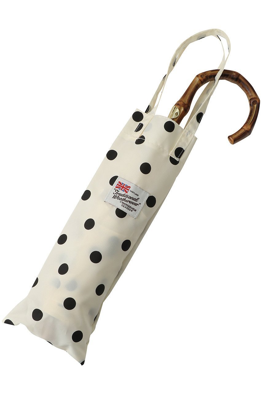 【エリオポール/heliopole】の【Traditional Weatherwear】FOLDING BAMBOO DOT/折りたたみ傘 人気、トレンドファッション・服の通販 founy(ファニー) 　ファッション　Fashion　レディースファッション　Fashion for Women　レイングッズ・傘・晴雨兼用傘　Umbrellas & Rain Gear　クラシカル　Classical, Vintage-Inspired　コンパクト　Compact, Small Size　ドット　Polka Dot, Dot Pattern　ハンカチ　Handkerchief, Hanky　エレガント 上品　Elegant　傘　Umbrella, Parasol　再入荷　Restock / Back in Stock　時計　Watch, Wristwatch　軽量　Lightweight, Ultra Light　other-2|ID: prp329100004450782 ipo3291000000032799618