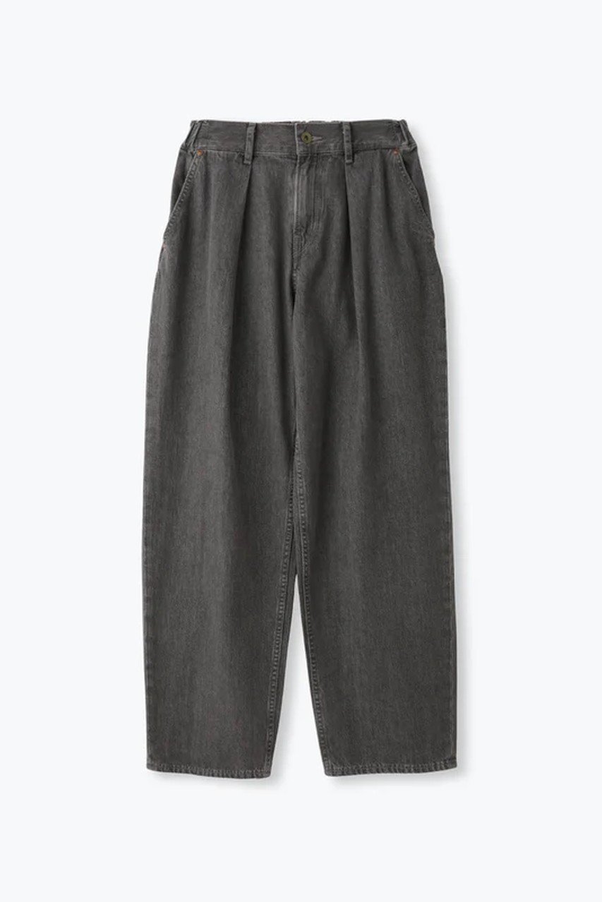 【レリル/lelill】のTROUSER DENIM インテリア・キッズ・メンズ・レディースファッション・服の通販 founy(ファニー) 　ファッション　Fashion　レディースファッション　Fashion for Women　パンツ　Pants & Trousers　デニムパンツ・ジーンズ・美脚デニム　Denim Jeans & Pants　デニム　Denim, Jeans Material　ビッグ　Big, Oversized　ポケット　Pocket, Pocket Detail　ワイド　Wide, Wide Fit　グレー|ID: prp329100004450787 ipo3291000000036602487