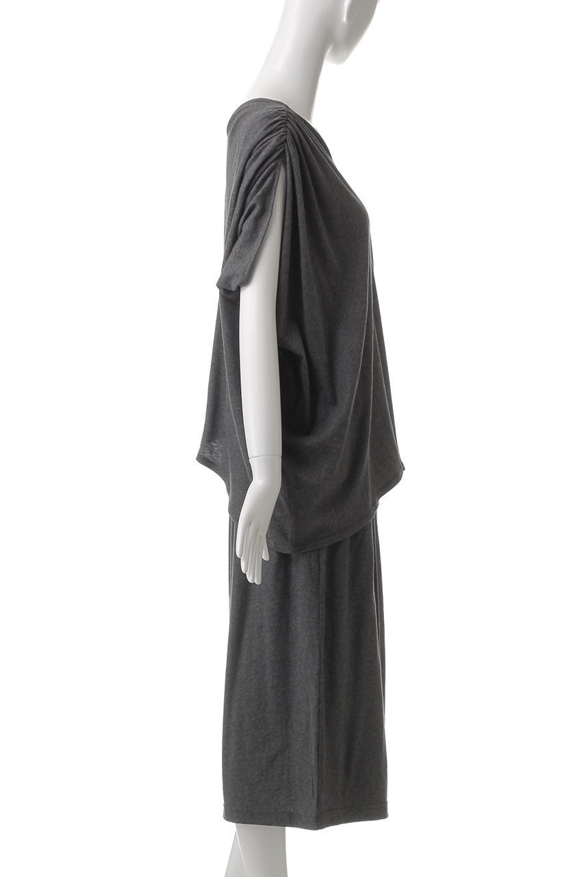 【ナナデコール/nanadecor】のファインニットVネックワイドトップス 人気、トレンドファッション・服の通販 founy(ファニー) 　ファッション　Fashion　レディースファッション　WOMEN　トップス・カットソー　Tops/Tshirt　ニット　Knit Tops　Vネック　V-Neck　キュロット　Culottes　ギャザー　Gather　ショルダー　Shoulder　ドロップ　Drop　パジャマ　Pajamas　リラックス　Relax　レギンス　Leggings　ワイド　Wide　other-3|ID: prp329100004451707 ipo3291000000031252776