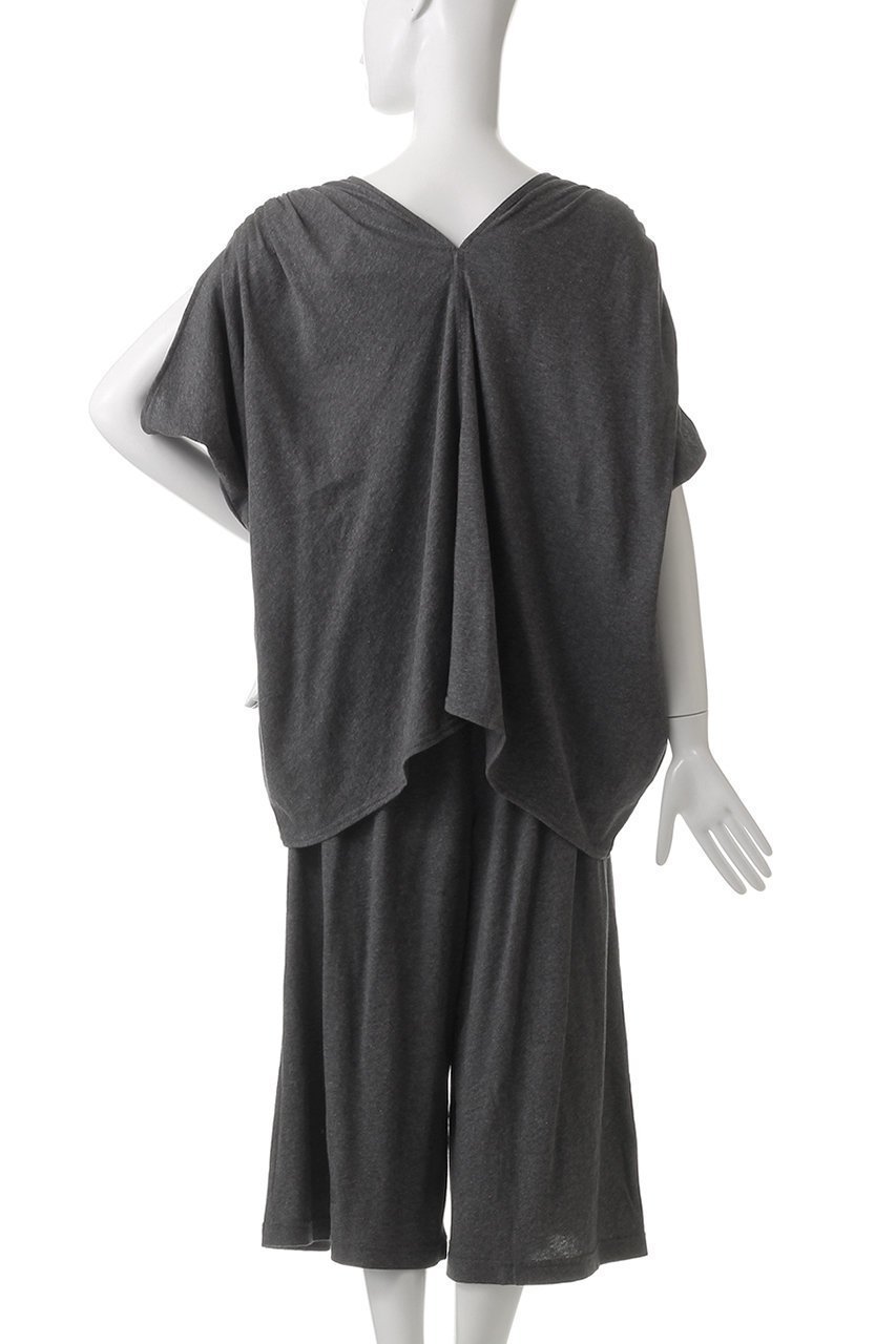 【ナナデコール/nanadecor】のファインニットVネックワイドトップス 人気、トレンドファッション・服の通販 founy(ファニー) 　ファッション　Fashion　レディースファッション　WOMEN　トップス・カットソー　Tops/Tshirt　ニット　Knit Tops　Vネック　V-Neck　キュロット　Culottes　ギャザー　Gather　ショルダー　Shoulder　ドロップ　Drop　パジャマ　Pajamas　リラックス　Relax　レギンス　Leggings　ワイド　Wide　other-4|ID: prp329100004451707 ipo3291000000031252778